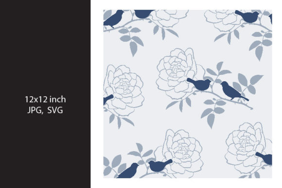 Boho Hand Drawn Botanical Pattern: Graphics & Patterns for Real Local Branding