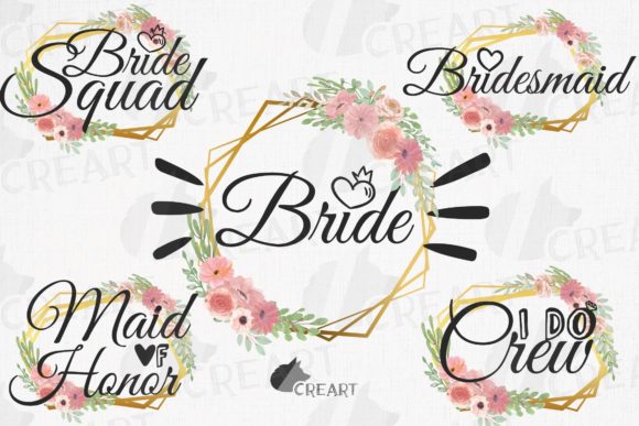Bridal Shower Hen Party Blush Floral PNG Graphics