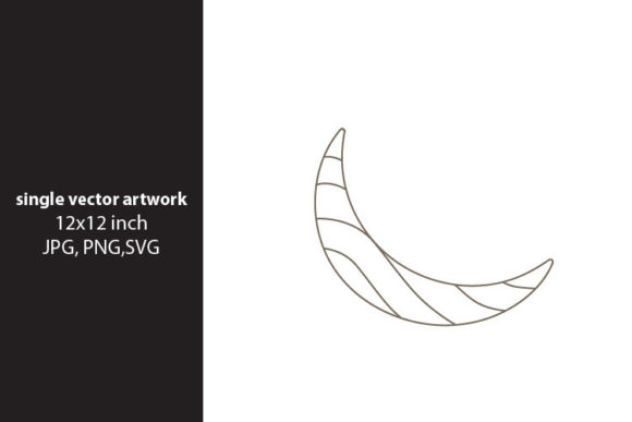 Crescent Moon Graphics & Icons