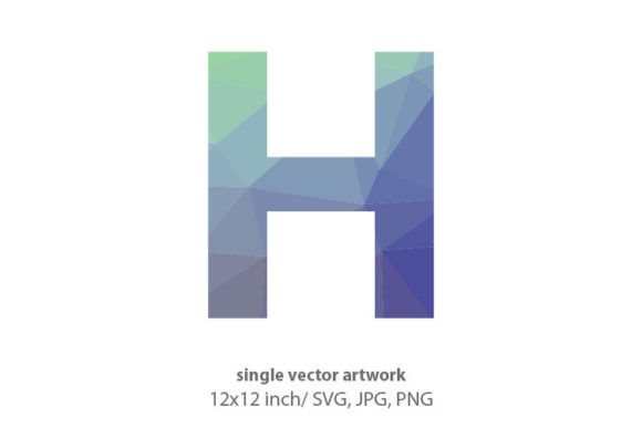Geometrical Pattern, Letter H: Graphics & Icons for Handmade Brands