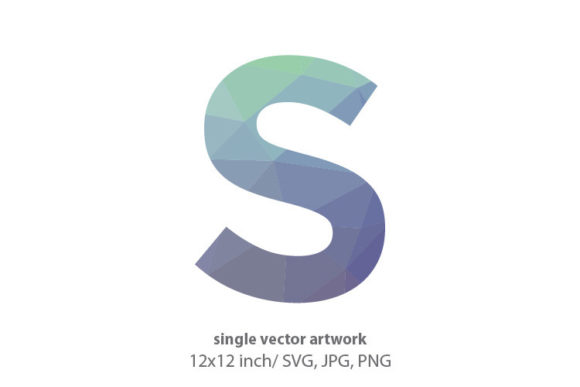 Geometrical Pattern, Letter S: Graphics & Icons