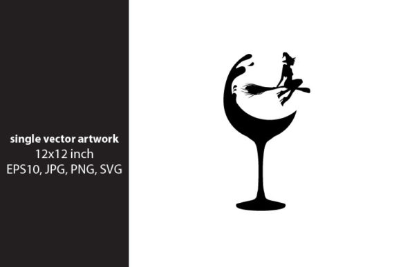Halloween Wine Graphics & Icons