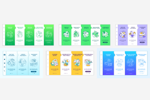 Meal Planning Basics Templates Bundle: Graphics & Graphic Templates