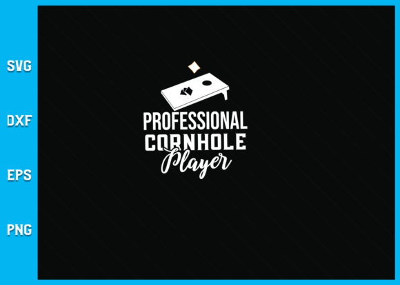 Professional Cornhole Player SVG for Crafts & Graphics