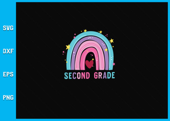 Second Grade Rainbow Graphics for Crafts