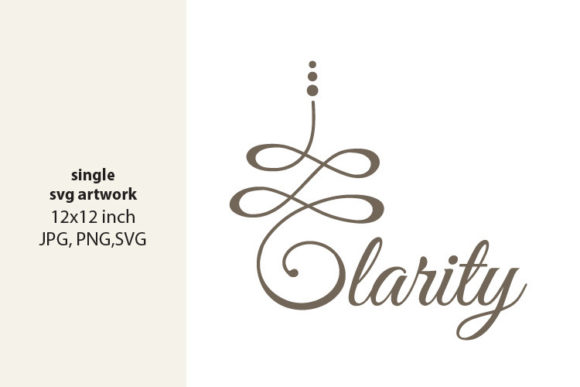 Unalome Typographic SVG Logotype: Graphics & Logos